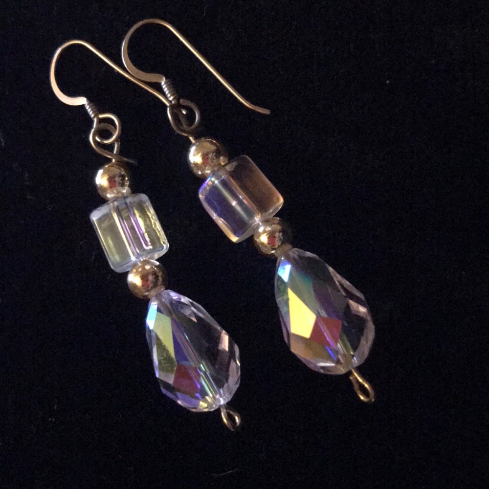 Custome hand made earrings by me.